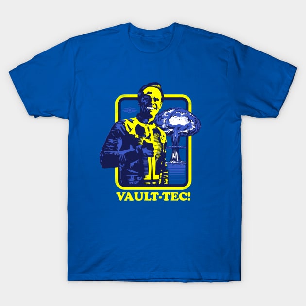 Vault Tec Coop Fallout T-Shirt by technofaze